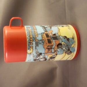 Vintage 1984 Transformers Plastic  Thermos
